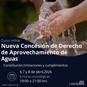 Nueva concesión de Derecho de Aprovechamientos de Aguas